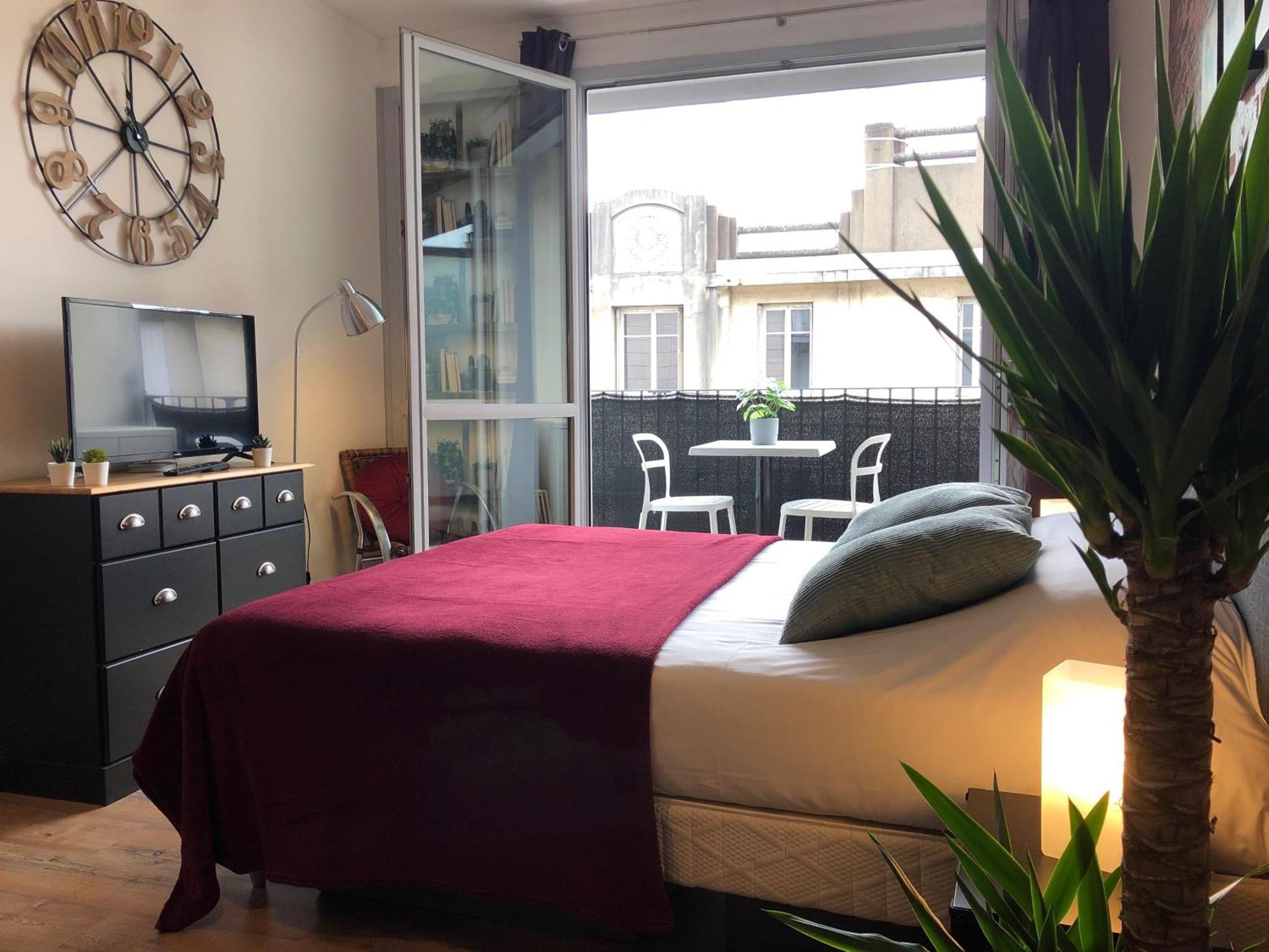 Studio Avec Balcon & Parking Gratuit - Tours Gare Luaran gambar